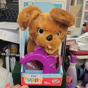 Play Rights Pet Puppy Toy - Brown New